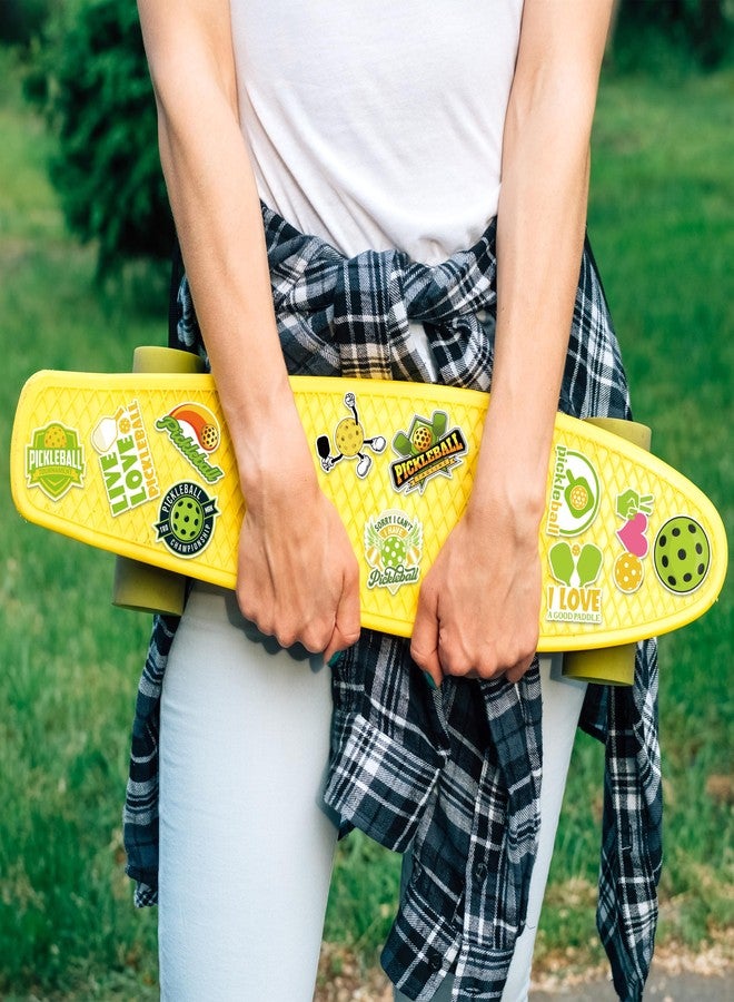 A1diee Funny Pickleball Sticker Roll - 1000Pcs Pickleball Lovers Pickle Paddle Gifts Sports Themed Waterproof Vinyl Aesthetic Decals Gifts for Teens Water Bottles Scrapbook Laptop Luggage Tumbler - Image 4